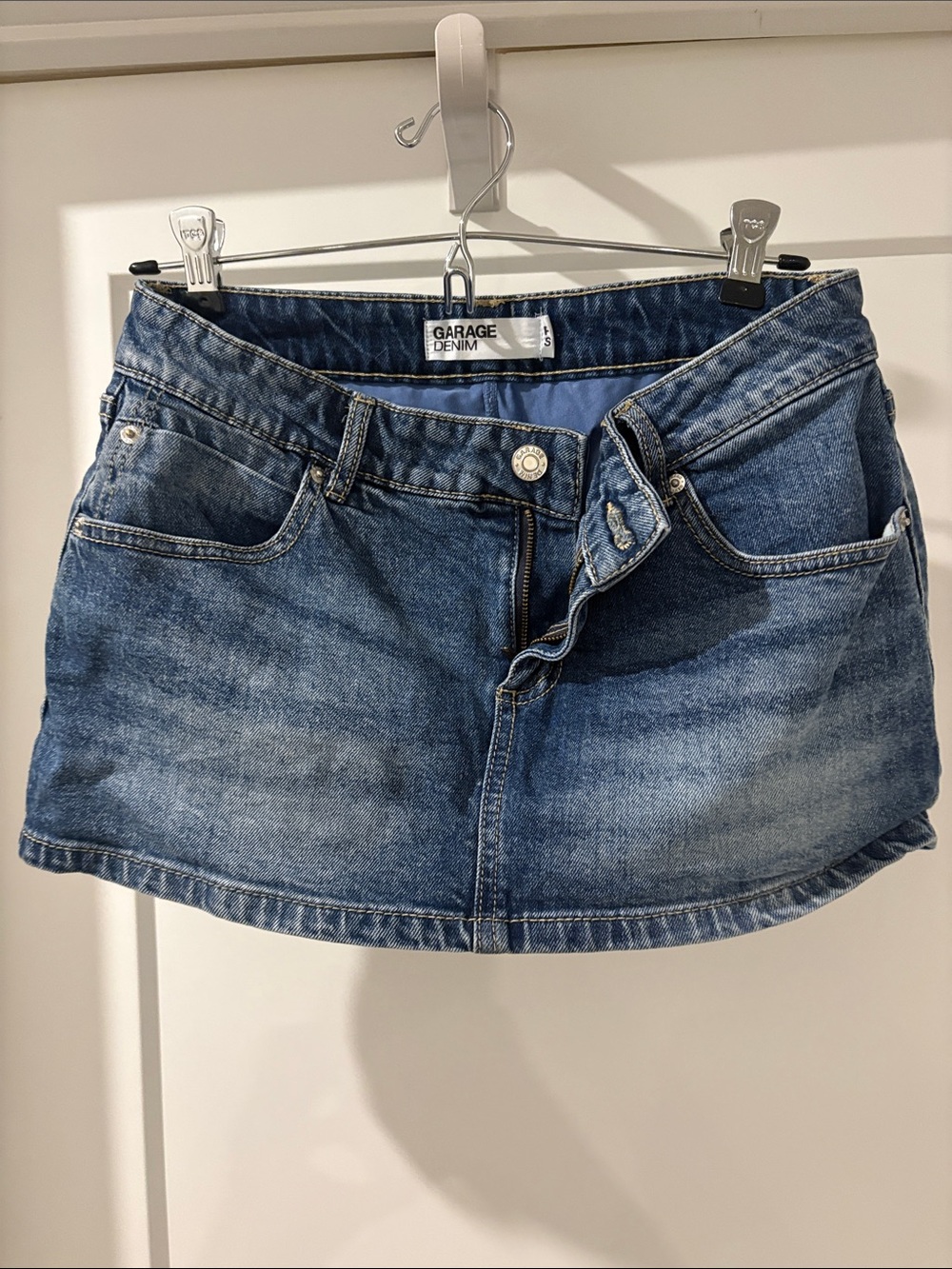 Women's Blue Denim Mini Skirt